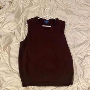 Dark brown vest, size M